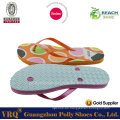 PVC fuera Sole Flap Flop de pie de EVA para las señoras